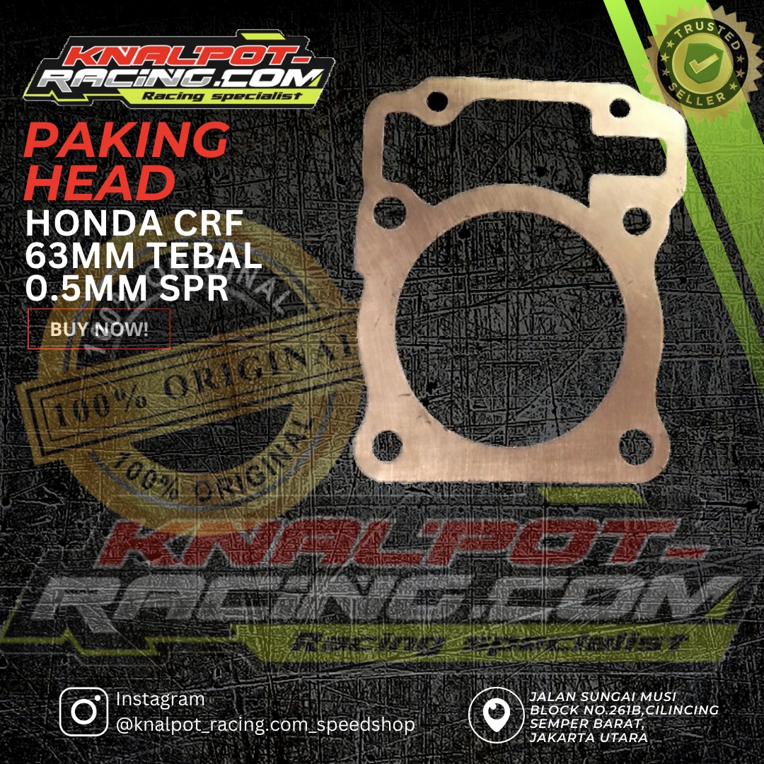 PAKING HEAD SPR HONDA CRF 63MM TEBAL 0.5MM SPR